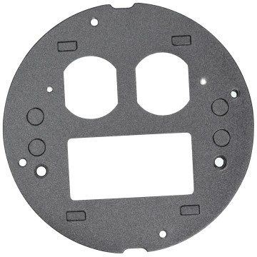 S1SPDUSL Cast Aluminum System One Duplex/Style Line Decorator Sub-Plate