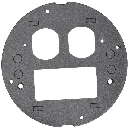 S1SPDUSL Cast Aluminum System One Duplex/Style Line Decorator Sub-Plate