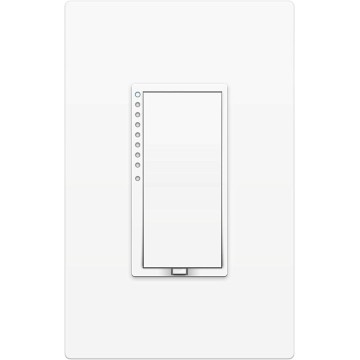 Smart Dimmer High Wattage Wall Switch, 1000 Watt, 2477DH (White) - Hub Required for Voice Control with Alexa & Google Assistant
