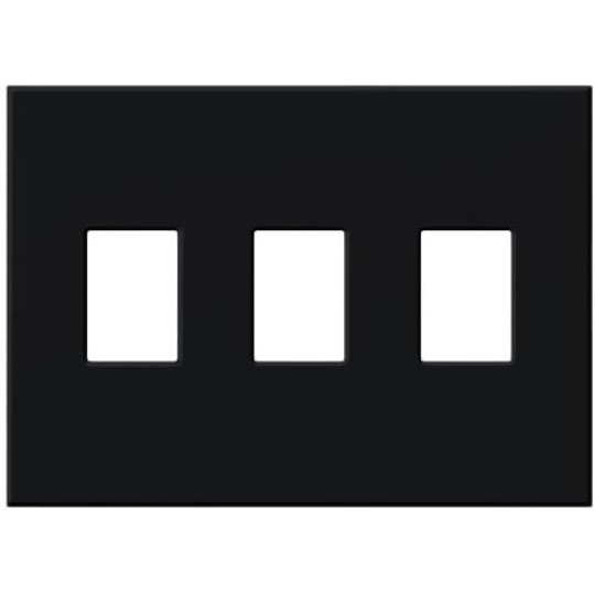 VWP-3-WH Vareo, 3-Gang Wallplate in White, matte finish