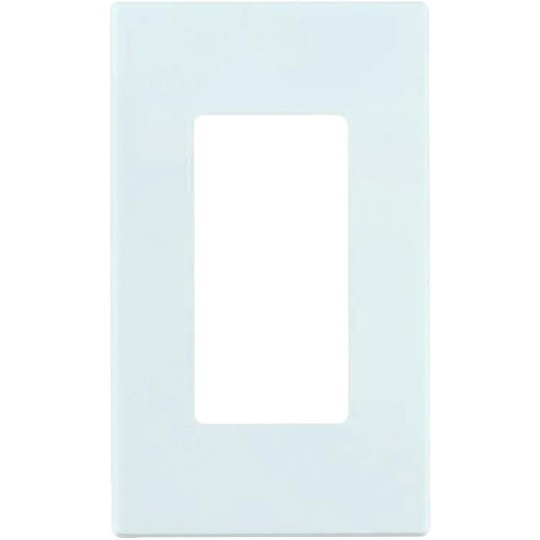 80301-SW 1-Gang Decora Plus Wallplate Screwless Snap-On Mount, White, 20-Pack