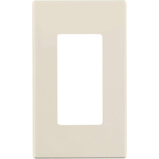 80301-ST 1-Gang Decora Plus Wallplate Screwless Snap-On Mount, Light Almond, 20-Pack