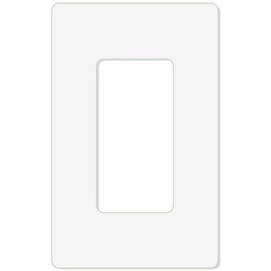 80301-ST 1-Gang Decora Plus Wallplate Screwless Snap-On Mount, Light Almond, 20-Pack