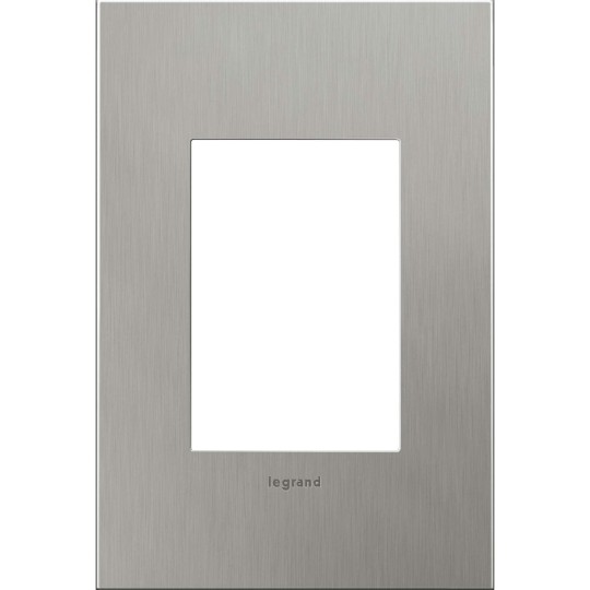Brushed Stainless Steel, 1-Gang + Wall Plate, AWC1G3BS4