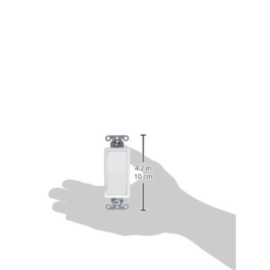 10840 Toggle Switch, White