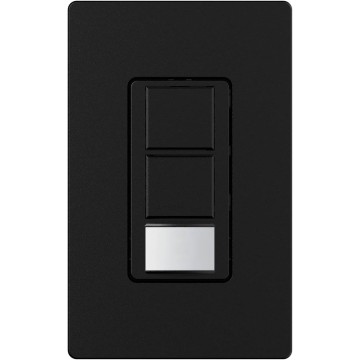 MS-OPS6-DDV-MN Maestro 6-Amp Single Pole Dual Circuit Occupancy Sensing Switch, Midnight