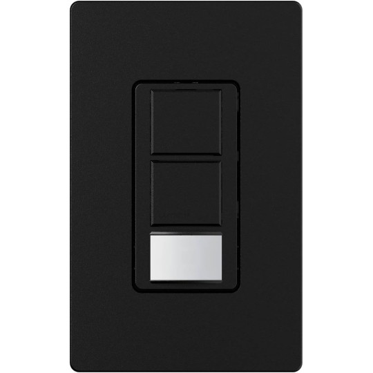 MS-OPS6-DDV-MN Maestro 6-Amp Single Pole Dual Circuit Occupancy Sensing Switch, Midnight