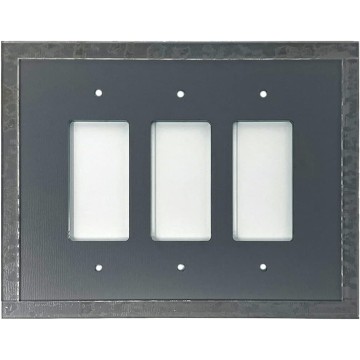 GlassAlike™ Triple Decora Acrylic Mirror Switch Plate