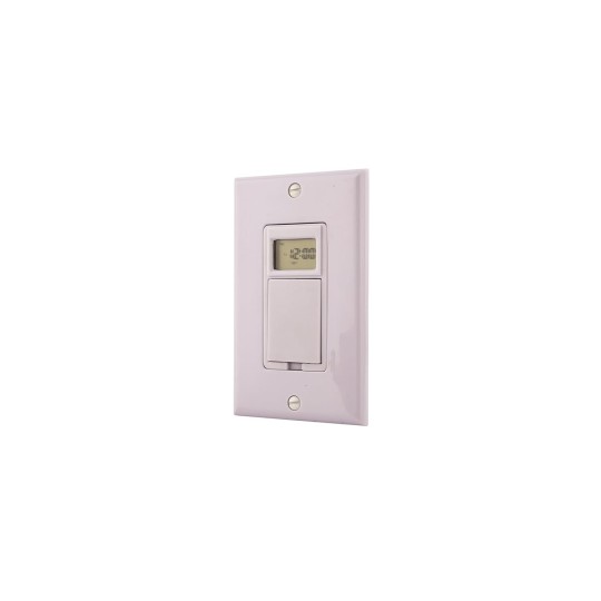 Tork SS720Z Sunset in-Wall Residential Timer, White, Ohm