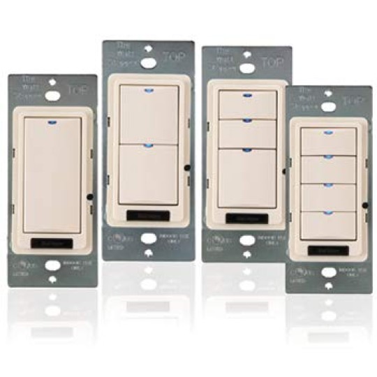 Wattstopper LMSW-108-W 8-Button Digital Wall Switch