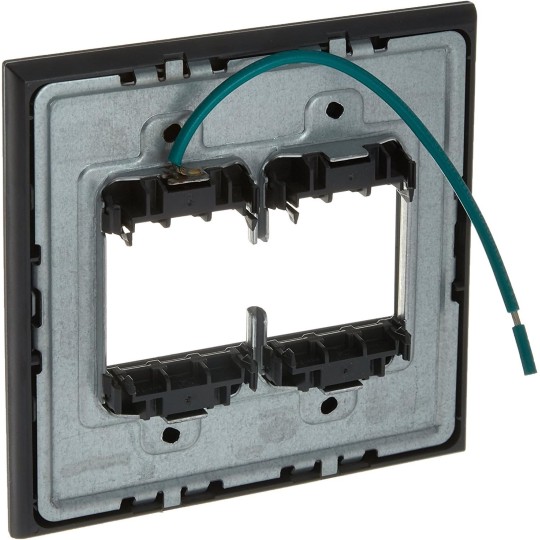 Adorne AWP2GMG4 2 Gang Wall Plate 4 Pack Magnesium