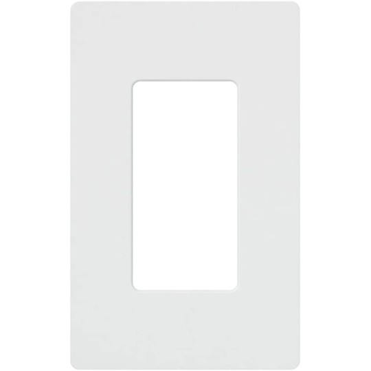 Claro 1 Gang Decorator/Rocker Wallplate, Gloss, White (20-Pack) | CW-1-WH