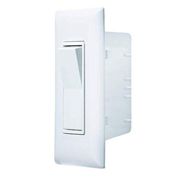S841, Self Contained Contemporary Touch Switch with Cover Plate, Speedwire, White (10 PACK)