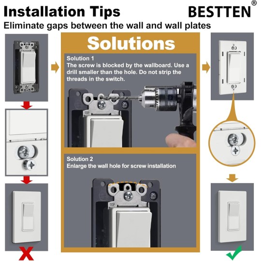 Screwless Decorator Wall Plate, 1 Gang Decorative Light Switch Plate, Decor Outlet Cover, H4.69” x W2.91”, USWP4 Off White Series Wallplate, 20 Pack