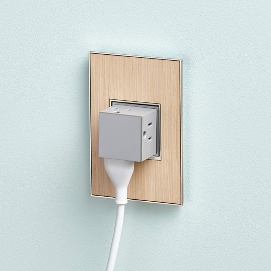 15Amp 1-Gang Pop-Out Outlet in Graphite With Matching Wall Plate, ARPTR151GG2WP