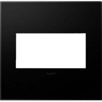 Adorne AWP2GGR4 2-Gang Graphite Wall Plate, 4 pack