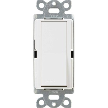 FM-12120M (12 Pack) White Claro On/Off Switch 15-Amp, Single-Pole | CA-1PS-WH, 12 Count