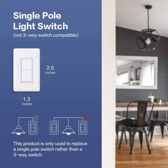 Smart Light Switch (with Neutral, Double Rocker) Plus Hub M2, Zigbee Switch, Remote Control and Set Timer for Home Automation, Compatible with Alexa, Apple HomeKit, Google Assistant