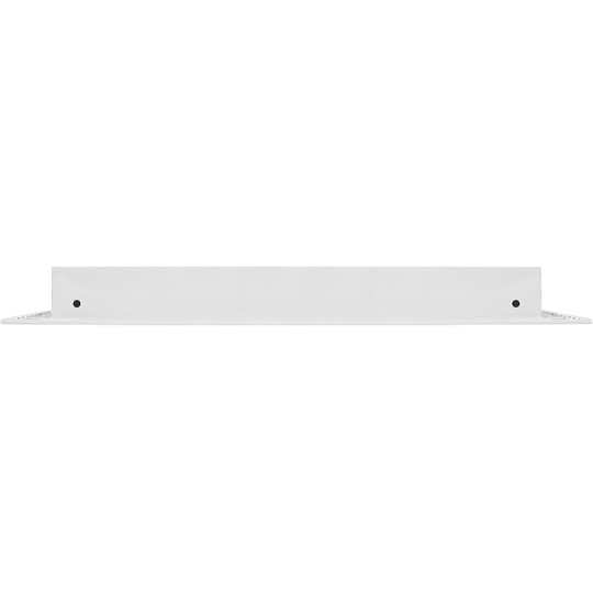 16x16 Modern AC Vent Cover - Decorative White Air Vent - Standard Linear Slot Diffuser - Register Grille for Ceiling, Walls & Floors - Texas Buildmart