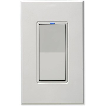 HAI Relay Wall Switch, 15A, White (HAI-WS1R-40A00-W)