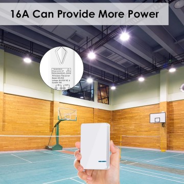 GREENCYCLE 4Set 16A Wireless Light Switch and Receiver Kit Outdoor 1900ft Indoors 229ft, Waterproof Suitable for Air Conditioners, Engines, Stadium Lighting
