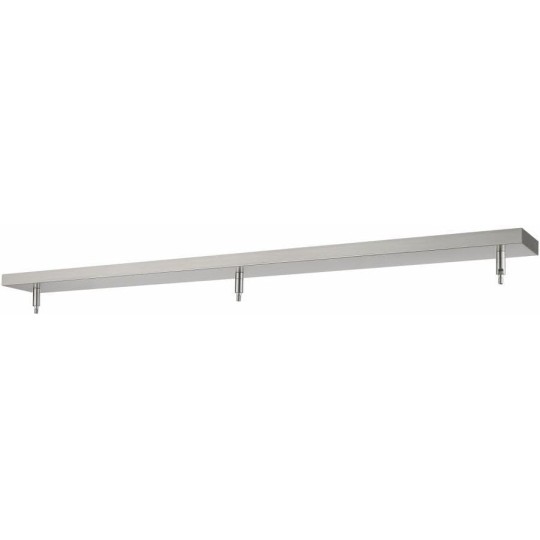 Accessory - 3 Light Ceiling Plate-4.5 Inches Wide-Brushed Nickel Finish