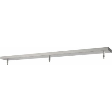 Accessory - 3 Light Ceiling Plate-4.5 Inches Wide-Brushed Nickel Finish