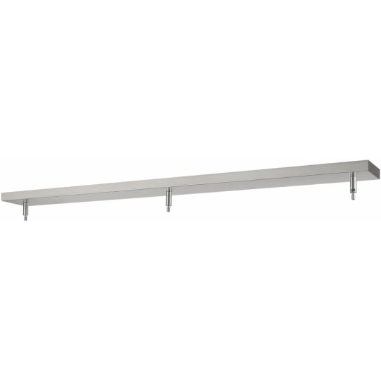 Accessory - 3 Light Ceiling Plate-4.5 Inches Wide-Brushed Nickel Finish