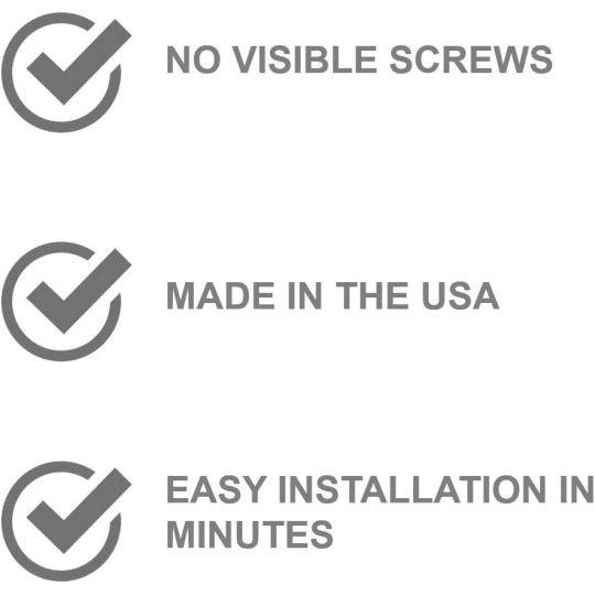 radiant Screwless Wall Plates for Decorator Rocker Outlets, 1-Gang, White, 20-Pack, RWP26WCC10