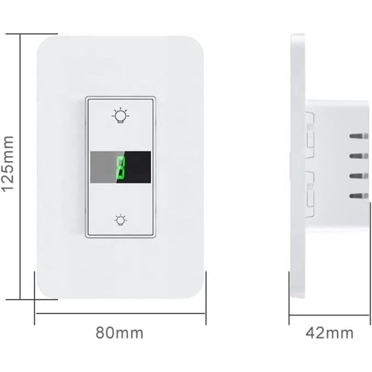 WiFi Tuya Smart Light Dimmer Wall Switch Glass Touch Panel Electrical Wireless Remote Time Control Alexa 3 Way