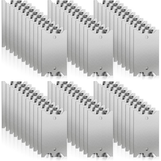 300 Pcs Safety Nail Plates for Wood Studs 1.5 x 2.5 Inch Cable Protector Plate Metal Plate Wall Protector Anti Nail Protection Plate with Pointed Prong for Protecting Plumbing and Wiring