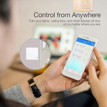 5Pack Portable WiFi Wireless Smart Switch Receiver Kit for Light Lamp with Remote Control Wire Free Receiver No Wiring Battery Required, Work with Alexa, Echo,Google Home,Tuya. Smart Life App