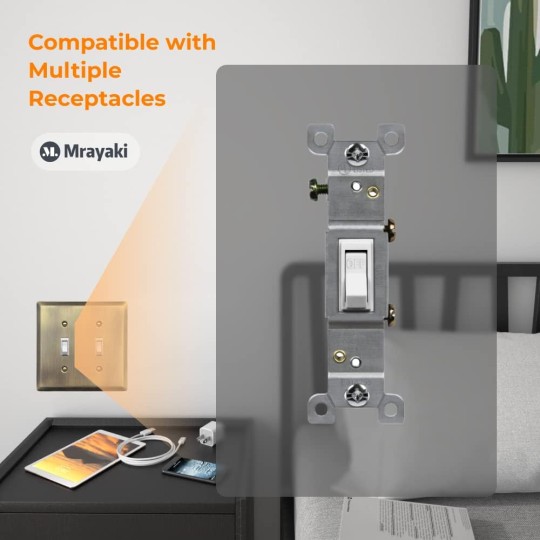 Wall Plate, Metal Duplex Outlet Covers, Light Switch Cover - Decorative Copper Outlet Cover Plate Variety of 13 Styles: Decorator/Duplex/Toggle/Combo, Antique Brass