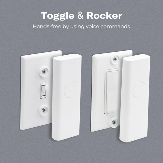 Zigbee Smart Switch (4 Pack),Toggle/Rocker, No Wiring Needed.Hub Required, Compatible with Echo Devices with Zigbee Hub Built-in,Home Assistant,Hubitat,SmartThings,Homey