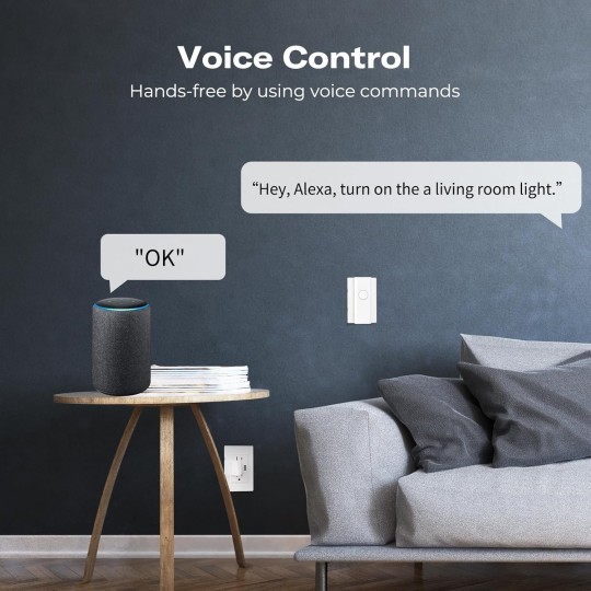 Zigbee Smart Switch (4 Pack),Toggle/Rocker, No Wiring Needed.Hub Required, Compatible with Echo Devices with Zigbee Hub Built-in,Home Assistant,Hubitat,SmartThings,Homey