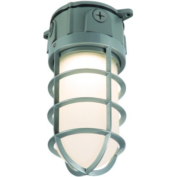 Vaportight Switch Hardwired LED Gray Area Light